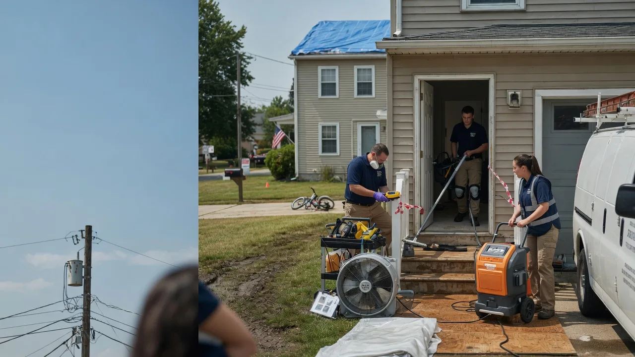 Water Damage Repair in Chataignier, LA near me